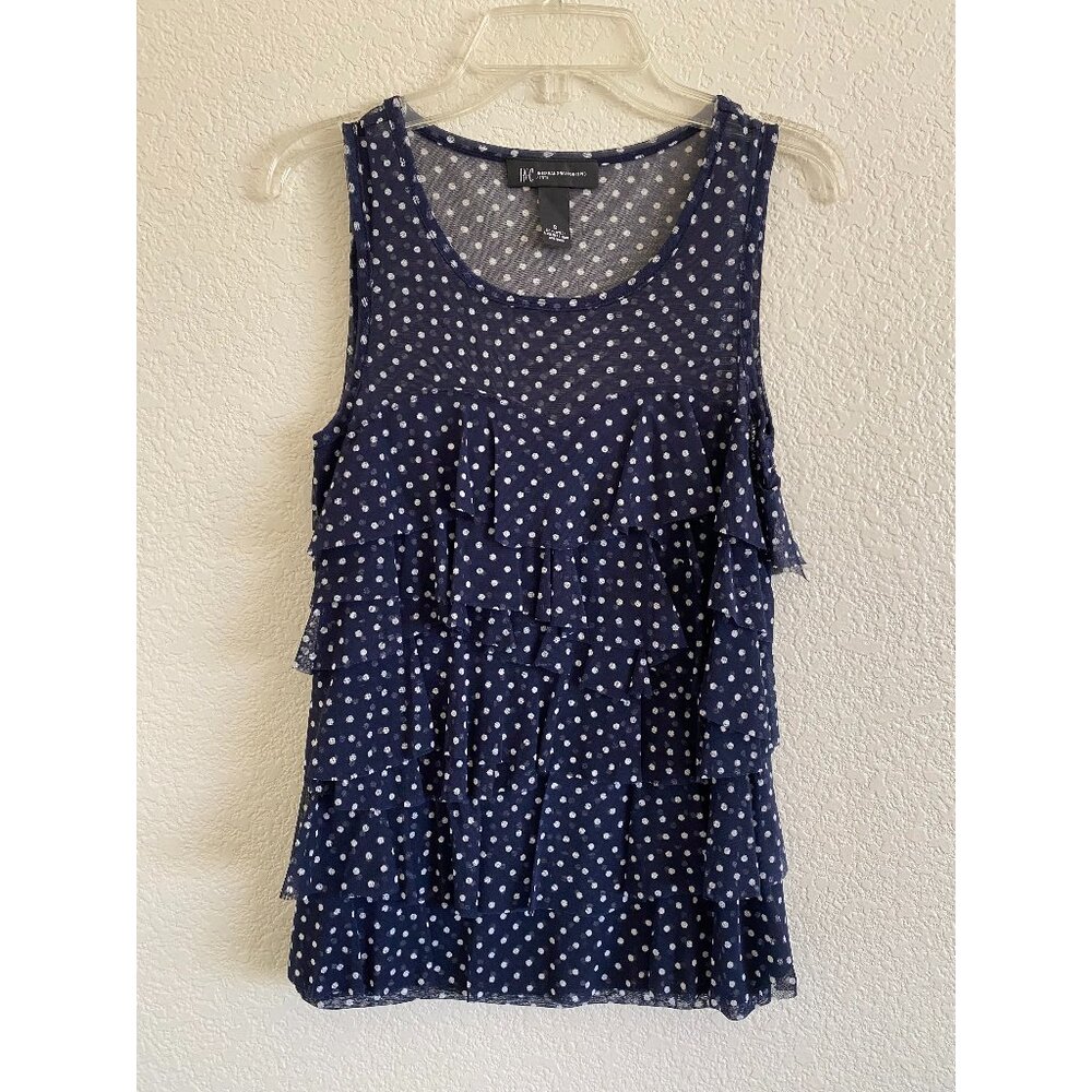 SP Navy Polka Dot Tank